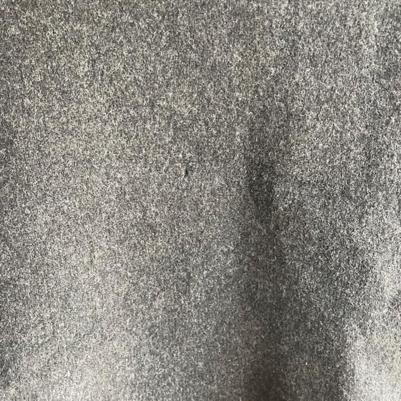 Men's J.Crew Charcoal Grey Wool Sweater, Quarter Zip, Size L (shrunk to S/M) - Picture 3 of 5